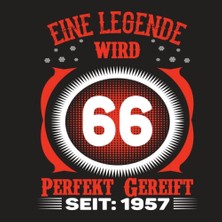 Meks Eine Legende Wird 66 Perfekt Gereift Seit 1957: Cooles Geschenk Zum 66. Geburtstag Geburtstagsparty