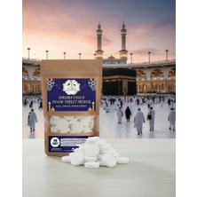 Meks Sıkıştırılmış Doğal Alkolsüz Kimyasalsız Kokusuz Ihram Mendili-80 Adet Tablet Mendil