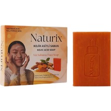 Meks Naturix Kojik Asitli Sabun - Ferulik Asit Içeren Aydınlatıcı Yüz ve Vücut Sabunu – Derinlemesine Te