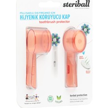 Meks Steriball Şarjli Pi̇lli̇ Di̇ş Firçalari Içi̇n Hi̇jyeni̇k Di̇ş Firçasi Koruma Kabi-2'li̇ Turuncu x 2