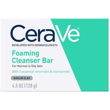 Meks Cerave Köpüklü Temizleyici Bar | Yağlı Ciltler Için Sabunsuz Gövde ve Yüz Temizleyici Çubuğu | Parf