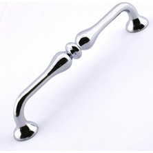 Meks 10 Adet Yayık Kulp Mobilya Mutfak Dolabı Çekmece Dolap Kulp Kapak Kulpu Kulbu Krom Renk 160 mm Meta