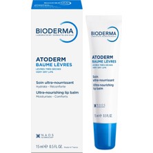 Meks Bioderma Atoderm Lip Balm Kuru, Çatlamış Dudak Besleyici Nemlendirici Dudak Kremi Avokado ve Shea Y