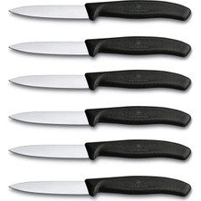 Meks Victorinox Siyah 6'lı Bıçak Seti