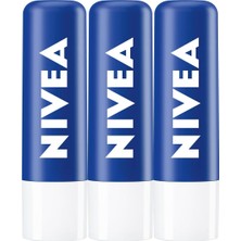 Meks Nivea Essential Care Nemlendirici Dudak Bakım Kremi Original 4,8g X3 Adet