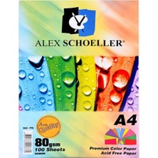 Meks Alex Schoeller A.FTK.KGT.450.01 A4 100'LÜ Fotokopi̇ Kağidi Karişik Renkli̇ - 779