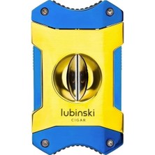 Meks Lubinski Metal Sehpalı V Puro Kesici Mavi-Gold 60 Ring