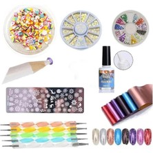 Meks Nail Art Seti 8 Parça Tırnak Süsleme Seti