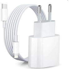 Meks ETA-06LT 20W Gerçek Güç Pd Qc 4.0 Destekli Hızlı Şarj Adaptörü ve 1 Metre Type-C To Lightning Kablo