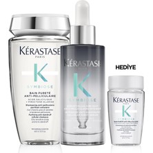 Meks Kerastase Symbiose Yağlı Saç Derisi Için Kepek Karşıtı Saç Bakım Seti, 250ML Şampuan + 90ML Gece Se