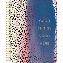 Meks Compendium'dan Wire-O Not Defteri: Good Things Start Here - 192 Çizgili Sayfa