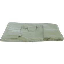 Meks Battal Boy Atlet Geri Dönüşüm Granül Çanta Poşet 65X35 cm Kalın Gri 1000 gr 1 Paket