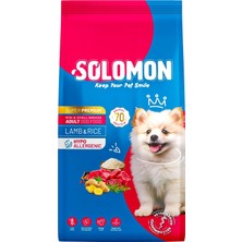 Meks Solomon Yetişkin Küçük Irk Kuzu'lu Süper Premium Köpek Maması 9 kg Hipoalerjenik - Düşük Tahıllı -
