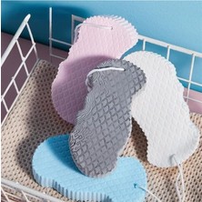 Meks Çok Renkli Banyo Süngeri, Peeling Etkili, 14 cm x 7 Cm, Vücut Temizleme ve Masaj Süngeri