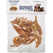 Meks Bosphorus Köpek Çiğneme Ödülü, Kurutulmuş Tavuk Ayak, 100 Gram