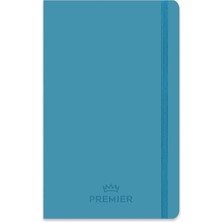 Meks Keskin Color 13X21 96 Yaprak Düz Ciltli Premier Defter - Mavi