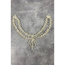 Meks Gümüş Sema Alınlık Gelin ve Kına Tacı Saç Aksesuarı