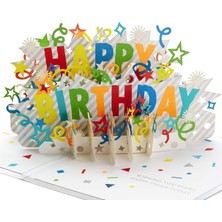 Meks Hallmark Signature Paper Wonder Pop Up Doğum Günü Kartı (Happy Birthday)