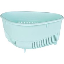 Meks 5dm-Lavabo Çöp Süzgeci Plastik Üçgen