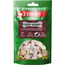 Meks Freshy Duck Delights Ördekli Kemik Köpek Ödülü 5 cm 7li