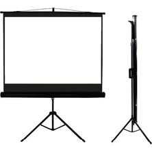 Meks Codegen Tx-18 180X180CM Tripod Ayaklı Taşınabilir Projeksiyon Perdesi, Siyah