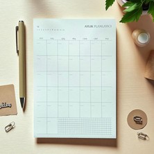 Meks Fark Tanıtım Tarihsiz Masaüstü Planlayıcı, 10 Farklı Planlama, 80 Yaprak (Aylık Planlayıcı)
