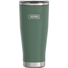 Meks Thermos Icon IS115 0,53L Slide Lock Mug Wstraw Pipetli Termos - Alpine Green