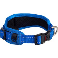 Meks Rogz Utility Yastıklı Klasik Köpek Boyun Tasması Mavi Large 20X30X42 cm
