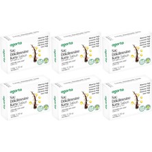Meks Agarta Saç Dökülmesine Karşı El Yapımı Doğal Sabun, 150G, 6'lı Set