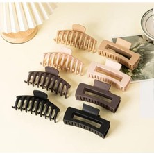 Meks Kadın Ikili Model Kahverengi 8lı Mandal Toka Set