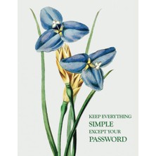 Meks Independently Published Password Book With Alphabetical Tabs: Keep Everything Simple Except Your Pa