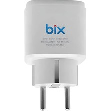 Meks Bix Bp-02 Akım Korumalı Akıllı Priz Wifi Uzaktan Kontrol Alexa Google Uyumlu 2200W Zamanlama Güvenl