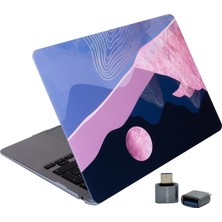 Meks Huawei Matebook D14 Uyumlu Mat Tpu Lazer Baskılı Kılıf Ince Hafif Sert Kapak Çizilme Darbe Koruma 1
