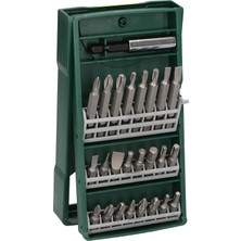 Meks Bosch Professional Accessories X/line Mini 25 Parça Vidalama Seti, Plastik Kutu, Yeşil