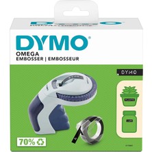 Meks Dymo Omega Etiket Kabartma Aleti, Sezgisel Döner Klik Sistemli Ergonomik Kabartma Aleti