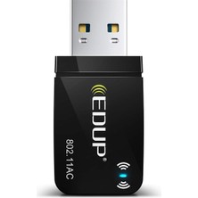 Meks Edup Ac 1300 Mbit/s USB Wlan Adaptörü, Çift Bant Wifi Stick 2.4g/5ghz Usb3.0 Adaptör Kablosuz Ağ Al