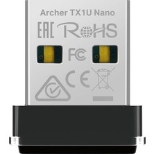 Meks Tp-Link Archer TX1U Nano; AX300 Mbps, Nano Tasarım, Tak ve Çalıştır, Linux ve Windows(11/10/7) Dest