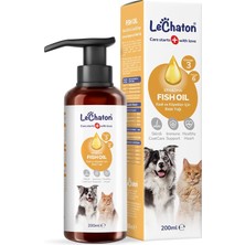 Meks Kediler ve Köpekler Için Balık Yağı 200ML Omega 3 ve 6 Takviyesi Tüy ve Cilt Sağlığı Destekleyici