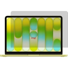 Meks Engo Apple Macbook Neo 13 Inç Hayalet Ekran Koruyucu Anti Spy 9h Nano A3404 ile Uyumlu