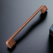 Meks Radus 10 Adet Antik Bakır Metal Kulp 192 mm Mobilya Çekmece Mutfak Dolabı Dolap Kulpları Kulbu Kulp
