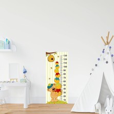 Meks Çocuk Odası Bebek Odası Boy Ölçer Boy Cetveli Sticker Ayı ve Bal