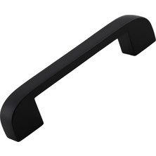 Meks Zehra Kulp 96 mm Siyah Metal Mutfak Mobilya Çekmece Mutfak Dolap Dolabı Kulpları Kapak Kulbu 9.6 cm