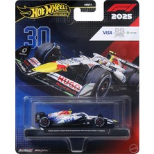 Meks Hot Wheels F1 Racing Bulls Lawson 1:64 Ölçekli, JKD79