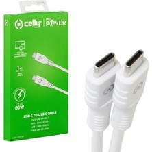 Meks Celly Usb-C Usb-C Pd 60W Kablo Wh
