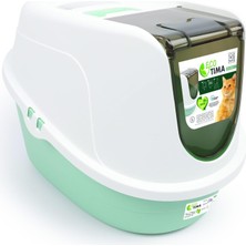 Meks M-Pets Eco Tima Kedi̇ Tuvaleti̇ (M) Sea Green