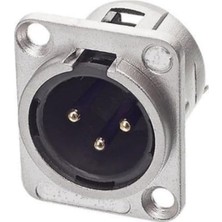 Meks Hepa-Merz Hepa Merz SFC-SR11 Xlr Şase Erkek Canon 3 Pinli Xlr Şase Konnektör