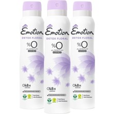 Meks Emotion Detox Floral Deodorant 3X150ML