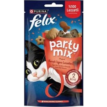 Meks Felix Party Mix Karışık Izgara Lezzetleri Ödül Maması 60G