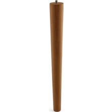 Meks Bohem 30 cm Sehpa Masa Ayağı Ham Doğal Ahşap Kahverengi Boyalı Mobilya Aksesuar Modern Ayakları