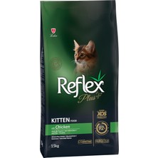 Meks Reflex Plus Yavru Kediler Için Tavuk Etli Kedi Maması, 15 kg